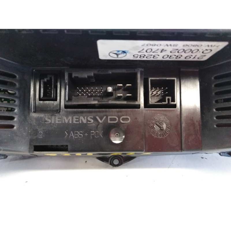 Recambio de mando climatizador para mercedes-benz clase cls (w219) 320 cdi (219.322) referencia OEM IAM 2198303285  E3-A1-15-2