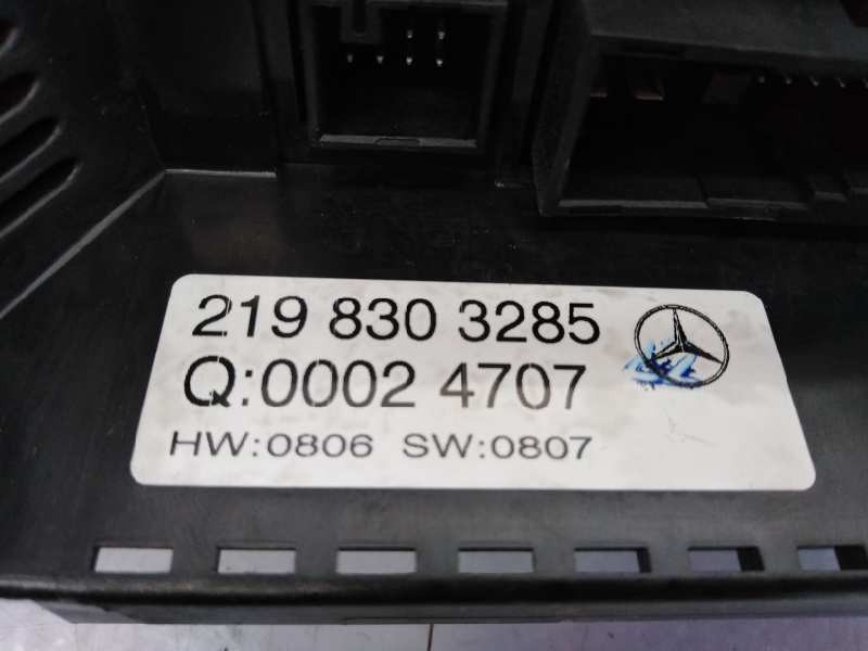 Recambio de mando climatizador para mercedes-benz clase cls (w219) 320 cdi (219.322) referencia OEM IAM 2198303285  E3-A1-15-2