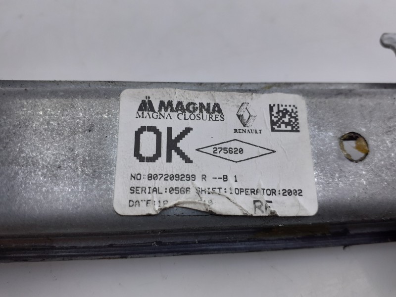 Recambio de elevalunas delantero derecho para dacia logan ii essential referencia OEM IAM 807209299R D371001 E1-B3-24-1