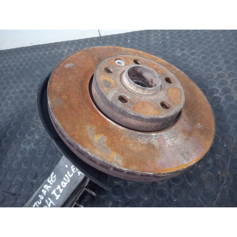 Recambio de mangueta delantera izquierda para volkswagen touareg (7l6) tdi r5 referencia OEM IAM 7L6407257A  P1-A4-14