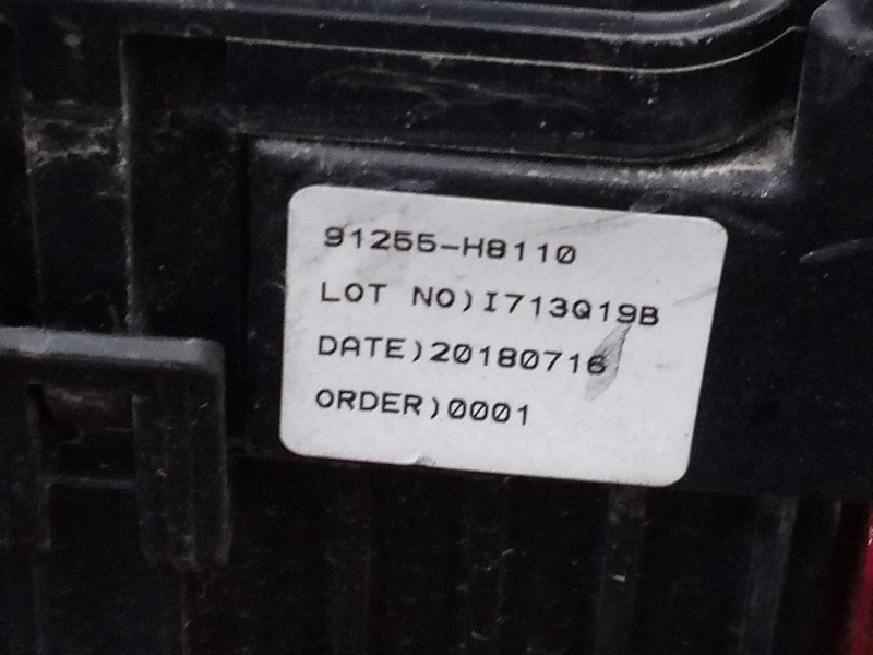 Recambio de caja reles / fusibles para kia rio (yb) drive referencia OEM IAM 91255H8110  