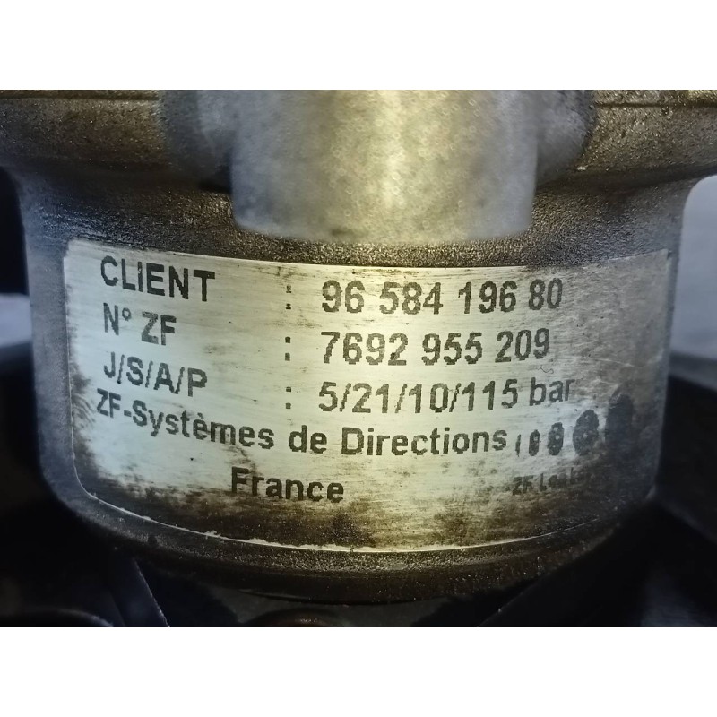Recambio de bomba direccion para citroën c6 exclusive referencia OEM IAM 9658419680 7692955209 P3-B4-5-4