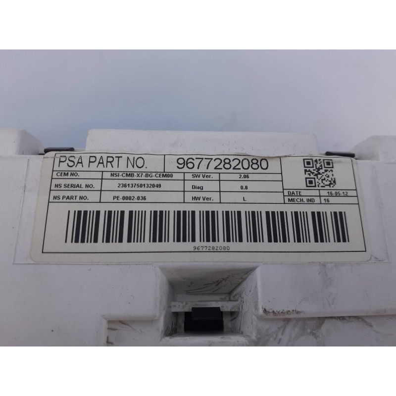 Recambio de cuadro instrumentos para citroën c5 berlina business referencia OEM IAM 9677282080  E3-B2-8-4