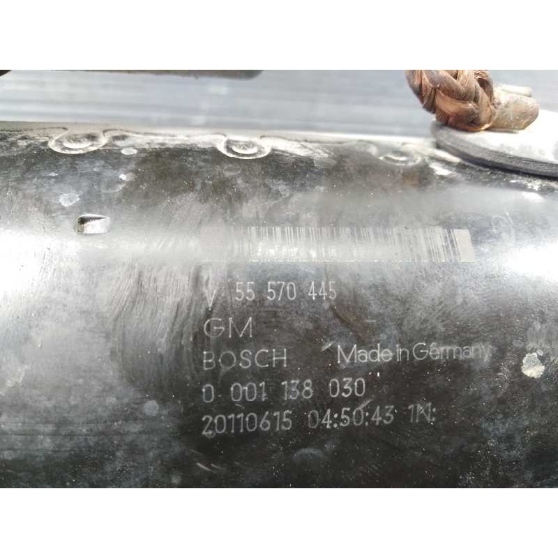 Recambio de motor arranque para chevrolet aveo sedán lt+ referencia OEM IAM 55570445 20110615 P3-A10-32-5