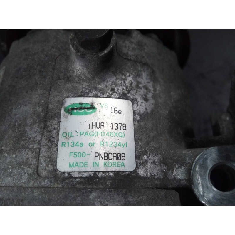 Recambio de compresor aire acondicionado para kia carens ( ) drive referencia OEM IAM F500PNBCA09 R1234YF P3-B2-7-1