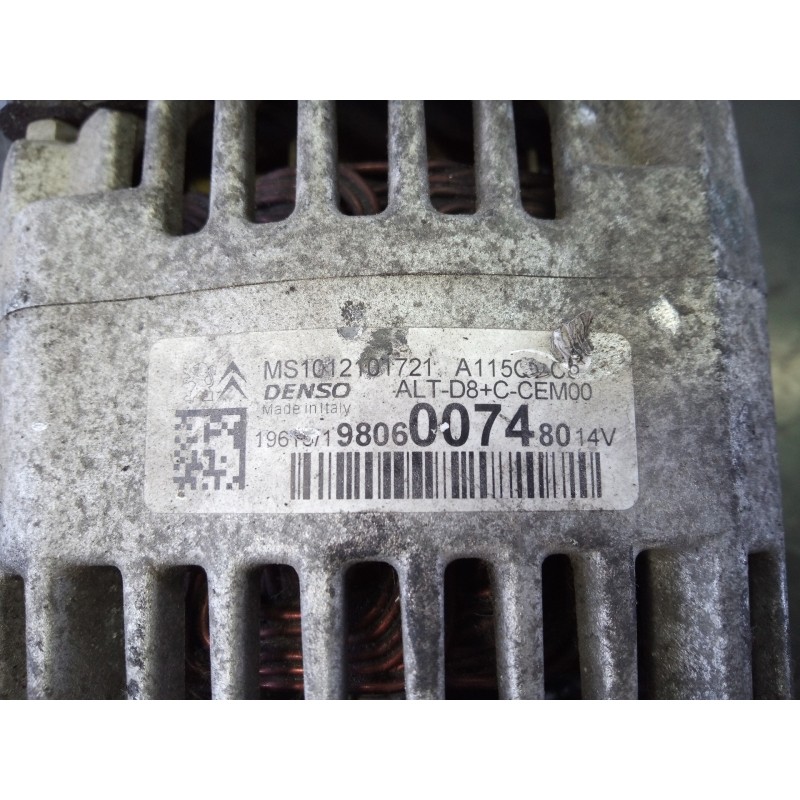 Recambio de alternador para peugeot 2008 (--.2013) access referencia OEM IAM 9806007480  P3-A4-28-2