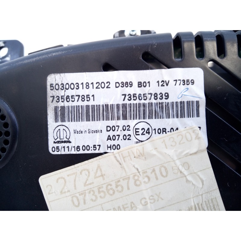 Recambio de cuadro instrumentos para jeep renegade limited 4wd referencia OEM IAM 735657851 735657839 E3-B6-23-1