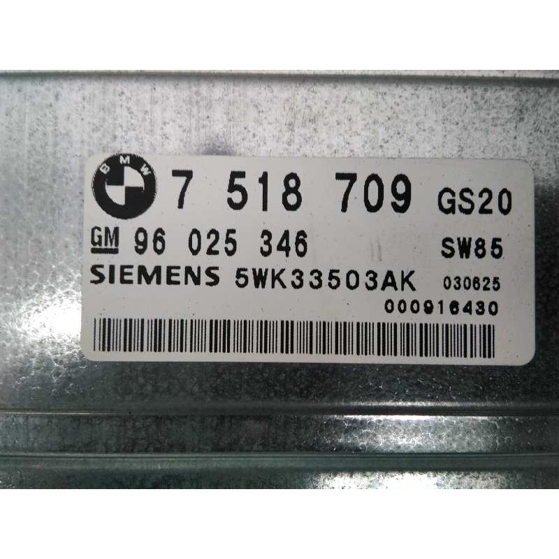 Recambio de centralita cambio automatico para bmw x5 (e53) 3.0i referencia OEM IAM 7518709 5WK33503AK E3-A2-33-4