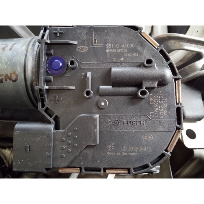 Recambio de motor limpia delantero para kia carens ( ) drive referencia OEM IAM 98110A4000  
