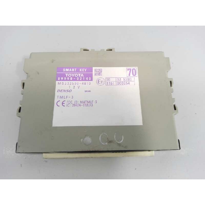 Recambio de modulo electronico para toyota auris hybrid advance referencia OEM IAM 8999002140 2325004810 E3-B2-8-3