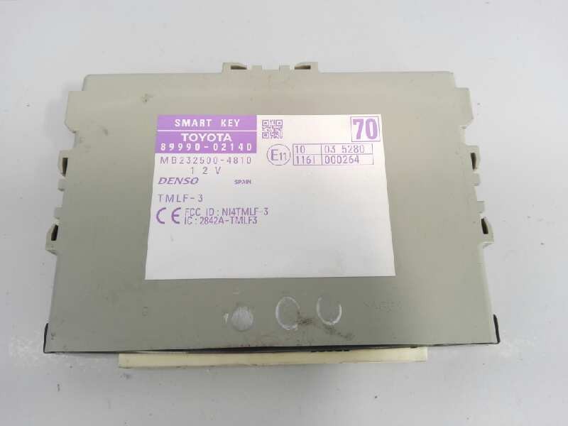 Recambio de modulo electronico para toyota auris hybrid advance referencia OEM IAM 8999002140 2325004810 E3-B2-8-3