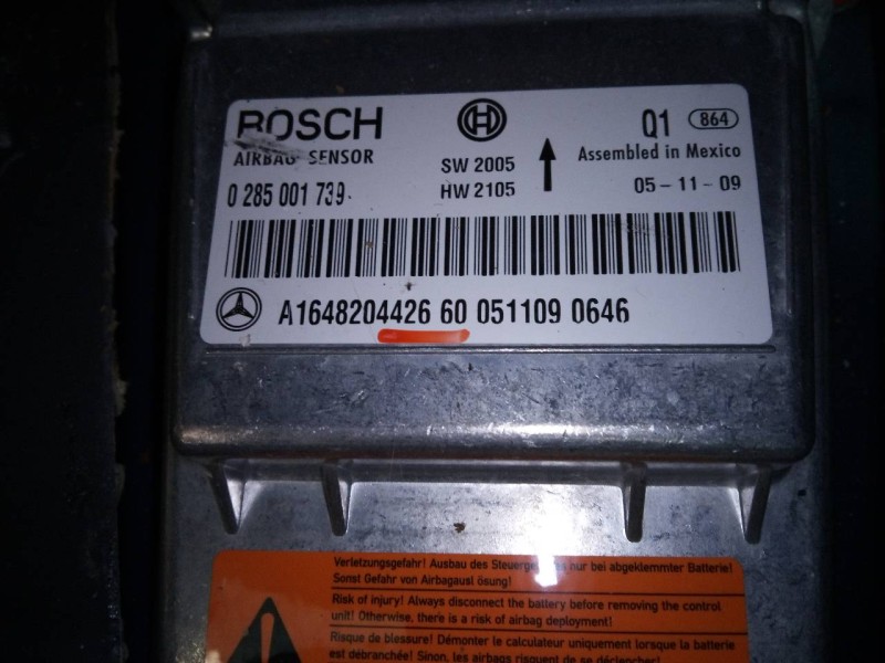 Recambio de kit airbag para mercedes-benz clase r (w251) 320 cdi (251.022) referencia OEM IAM 0285001739  