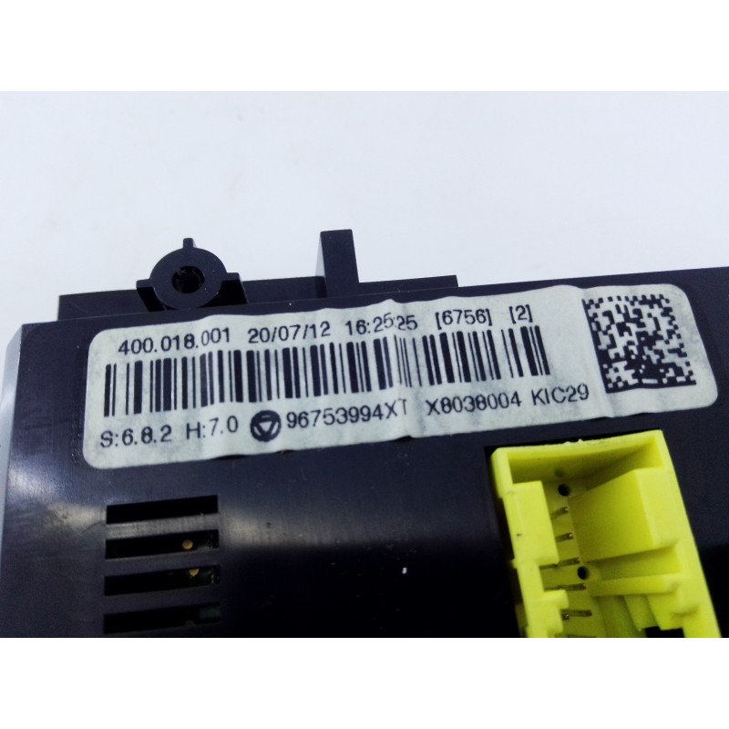 Recambio de mando climatizador para citroën c3 selection referencia OEM IAM 96753994XT 400018001 E3-B2-25-4