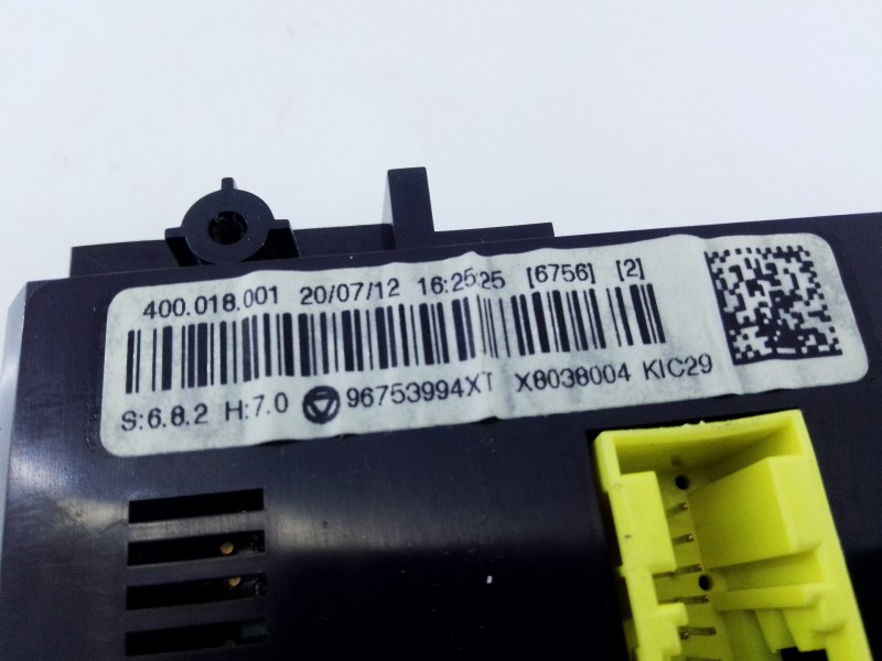 Recambio de mando climatizador para citroën c3 selection referencia OEM IAM 96753994XT 400018001 E3-B2-25-4