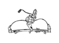 Recambio de elevalunas delantero izquierdo para fiat doblo (119) referencia OEM IAM 106093104 NUEVO T2-3-A6-5