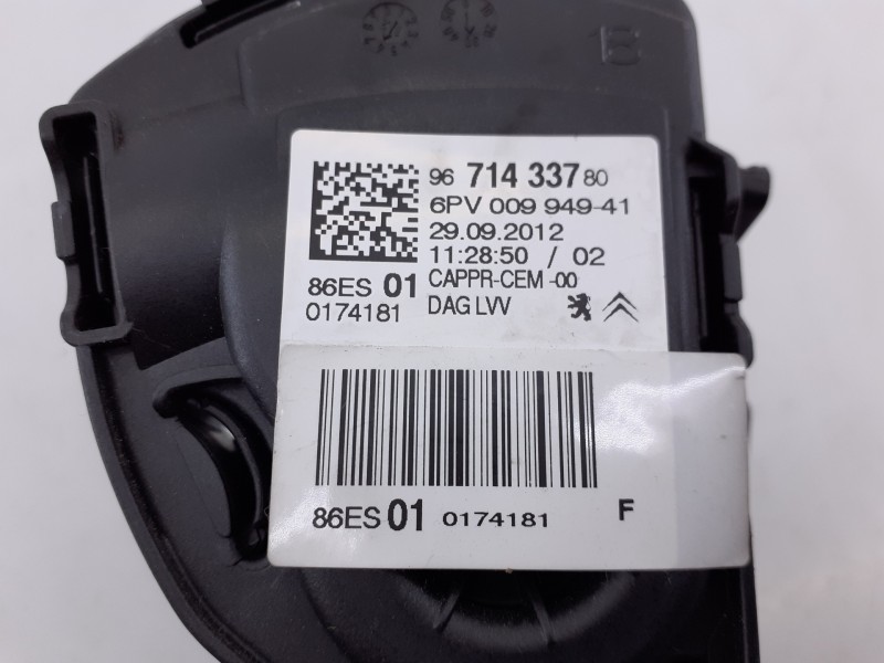 Recambio de pedal acelerador para citroën c3 selection referencia OEM IAM 9671433780 6PV00994941 E3-B2-25-4