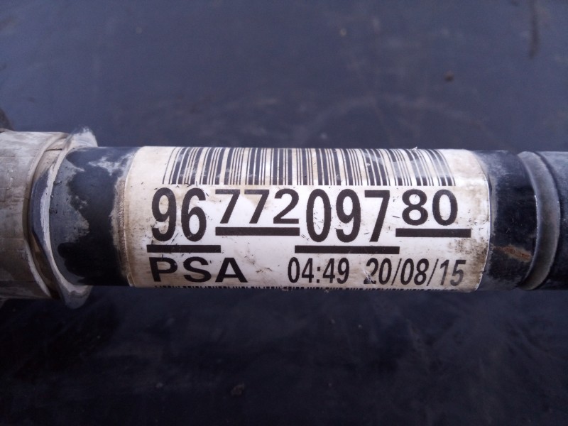 Recambio de transmision delantera izquierda para peugeot 2008 (--.2013) access referencia OEM IAM 9677209780  P1-B6-38