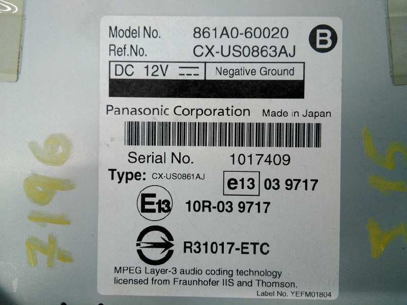 Recambio de modulo electronico para toyota land cruiser (j15) gx referencia OEM IAM 861A060020  E3-A2-15-1