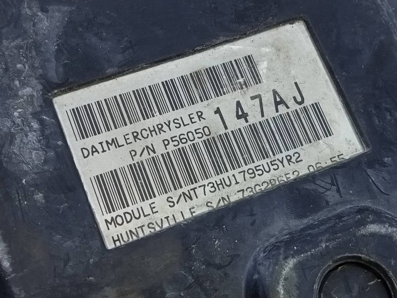 Recambio de centralita motor uce para jeep gr. cherokee (wh) 3.0 crd limited referencia OEM IAM P56040662AJ 73G2P6F3 E3-B6-23-2