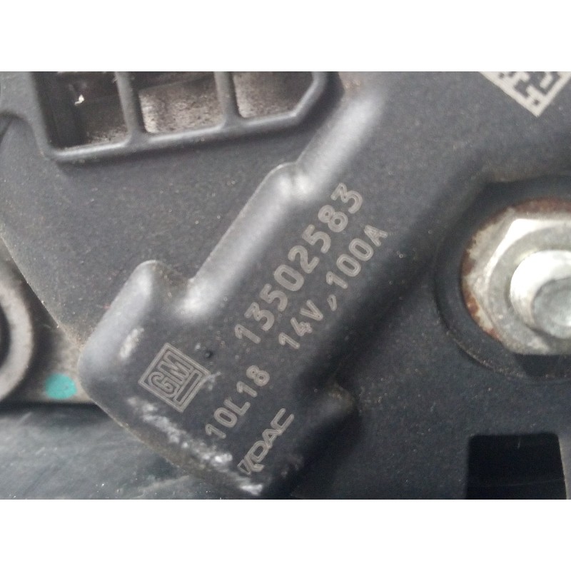 Recambio de alternador para opel insignia berlina edition referencia OEM IAM 13502583  P3-B6-5-2