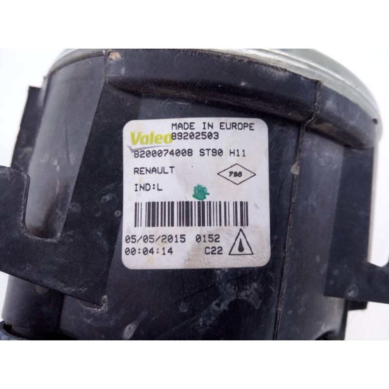 Recambio de faro antiniebla derecho para renault megane iii berlina 5 p limited referencia OEM IAM 89202503  E1-A1-39-1