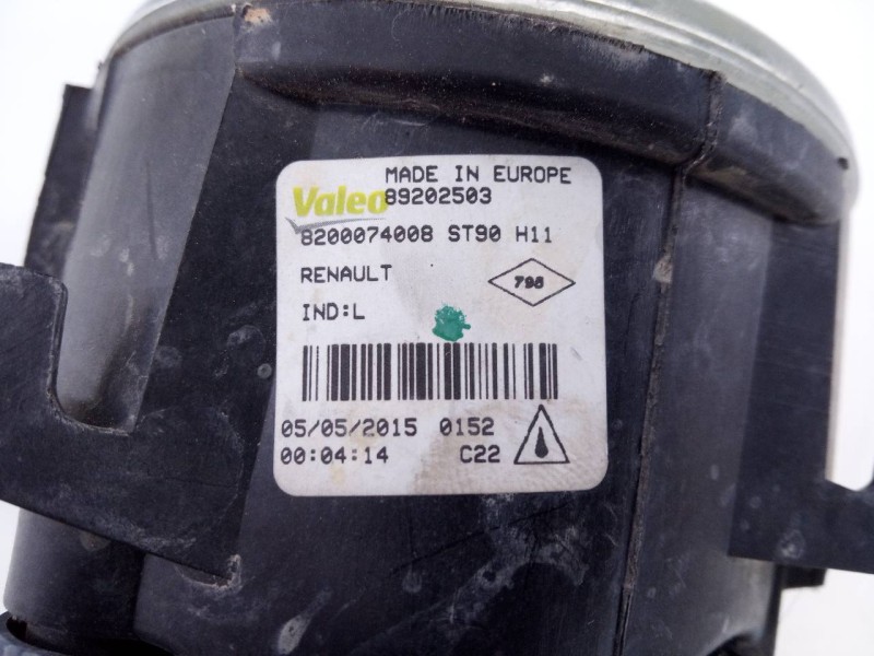 Recambio de faro antiniebla derecho para renault megane iii berlina 5 p limited referencia OEM IAM 89202503  E1-A1-39-1