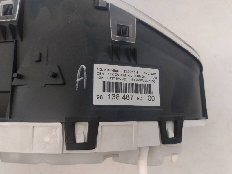 Recambio de cuadro instrumentos para peugeot 2008 (--.2013) access referencia OEM IAM 9813848780  E3-B2-41-1