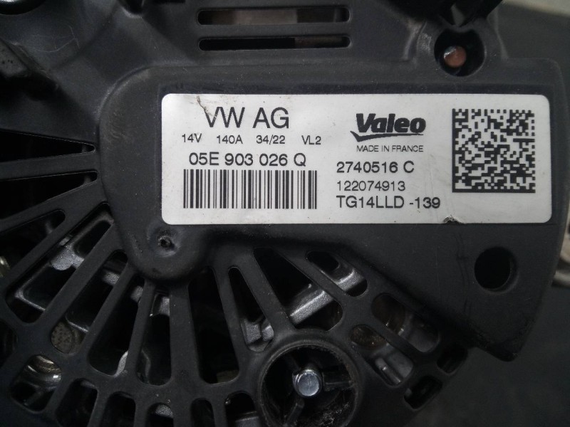 Recambio de alternador para skoda fabia active referencia OEM IAM 05E903026Q  P3-B5-23-2