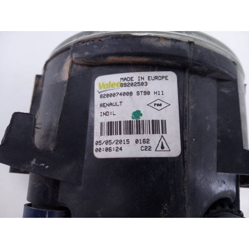 Recambio de faro antiniebla izquierdo para renault megane iii berlina 5 p limited referencia OEM IAM 89202503  E1-A1-39-1