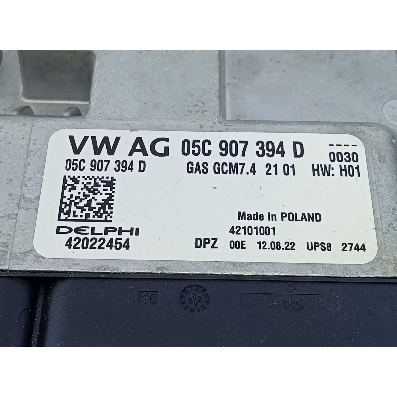 Recambio de centralita motor uce para skoda fabia active referencia OEM IAM 05C907394D 42022454 E2-A1-40-1