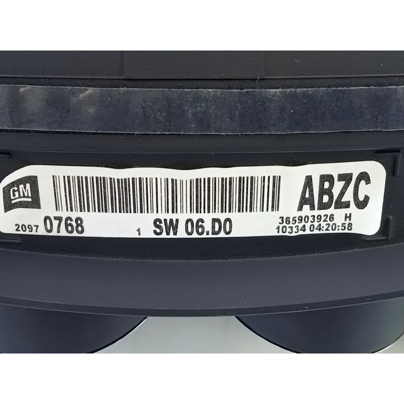 Recambio de cuadro instrumentos para opel insignia berlina edition referencia OEM IAM 20970768 365903926H E3-A5-18-1