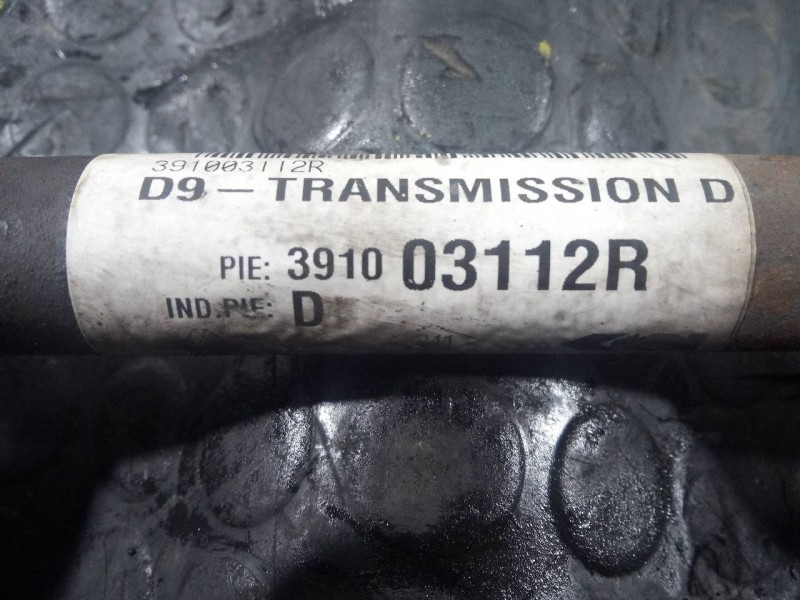 Recambio de transmision delantera derecha para renault scenic iii grand dynamique referencia OEM IAM 391003112R  P1-B6-33