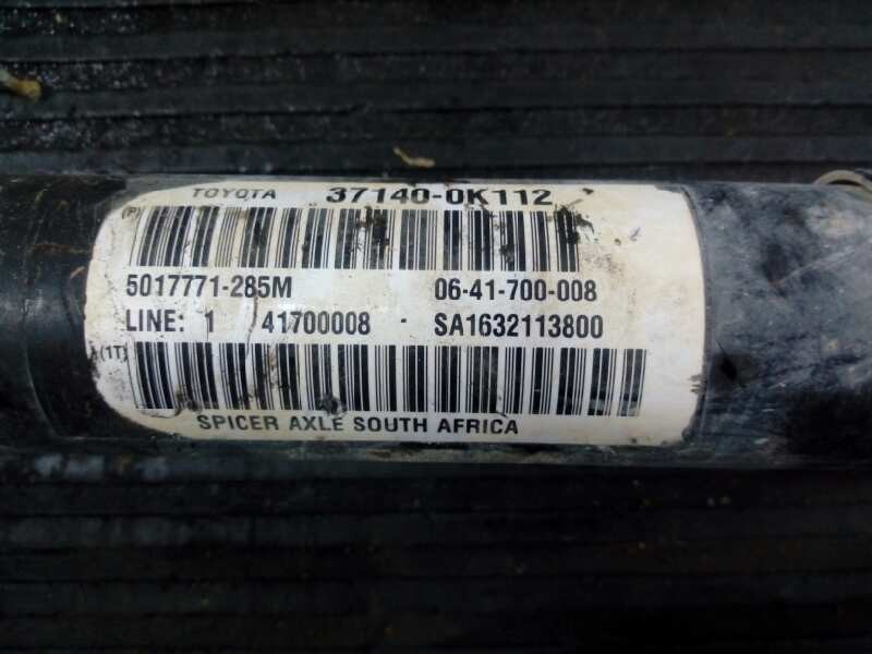 Recambio de transmision central para toyota hilux (kun) referencia OEM IAM 371400K112 5017771285M P1-A6-17