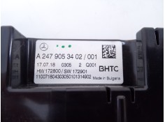 Recambio de mando climatizador para mercedes-benz clase a (bm 177) a 180 d edition 1 (177.003) referencia OEM IAM A2479053402  E 2