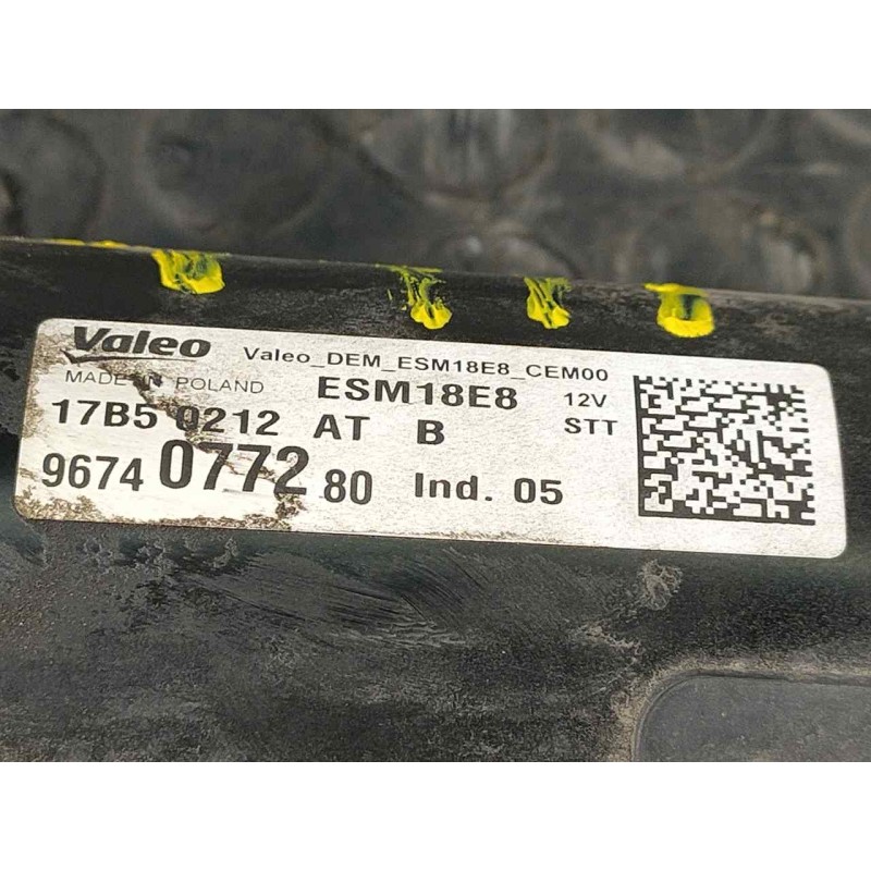 Recambio de motor arranque para citroën c4 picasso attraction referencia OEM IAM 9674077280 17B59212 P3-B7-23-3