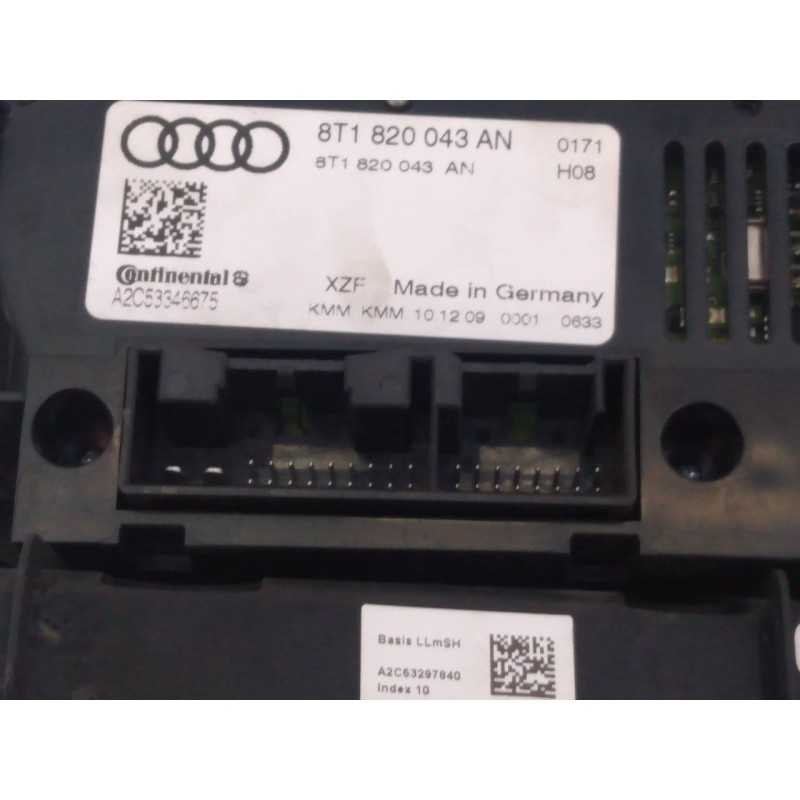 Recambio de mando climatizador para audi q5 (8r) 3.0 tdi referencia OEM IAM 8T1820043AN  E2-A1-43-2