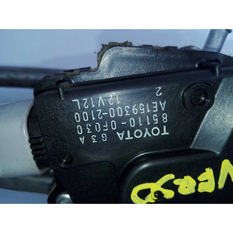 Recambio de motor limpia delantero para toyota corolla (e15) sol referencia OEM IAM 851100F030 AE1593002100 E2-B4-20-2