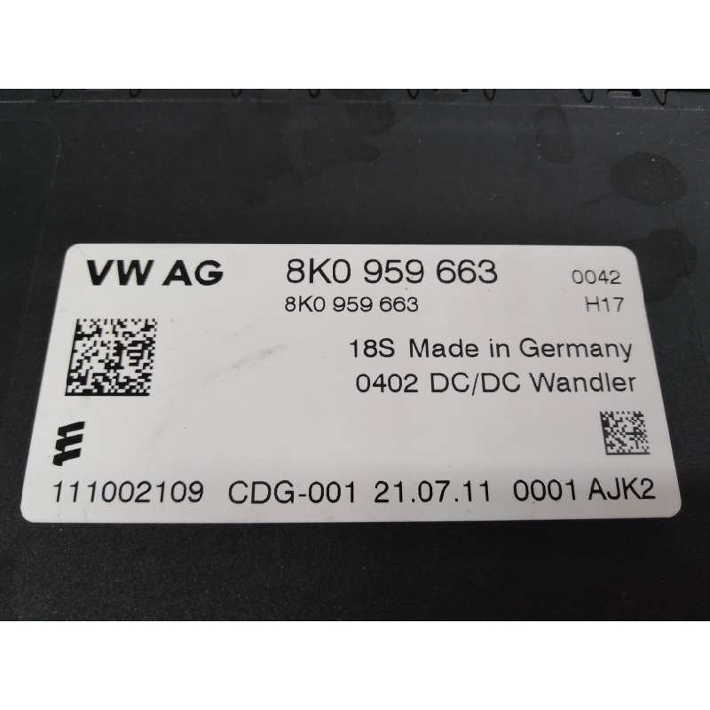 Recambio de modulo electronico para audi a6 lim. (4g2) 2.0 tdi referencia OEM IAM 8K0959663  E2-A1-2-6