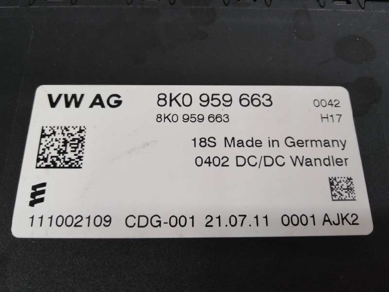 Recambio de modulo electronico para audi a6 lim. (4g2) 2.0 tdi referencia OEM IAM 8K0959663  E2-A1-2-6