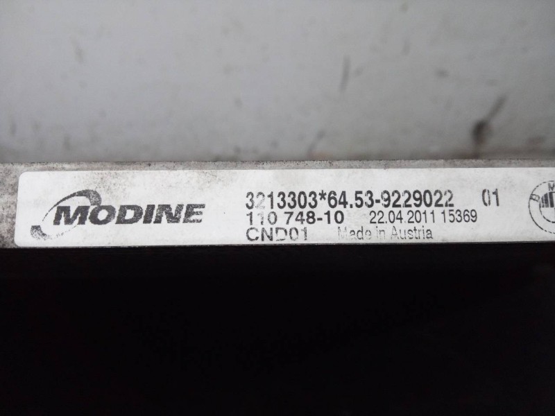 Recambio de condensador / radiador aire acondicionado para bmw serie 1 berlina (e81/e87) 118i limited sport edition referencia O