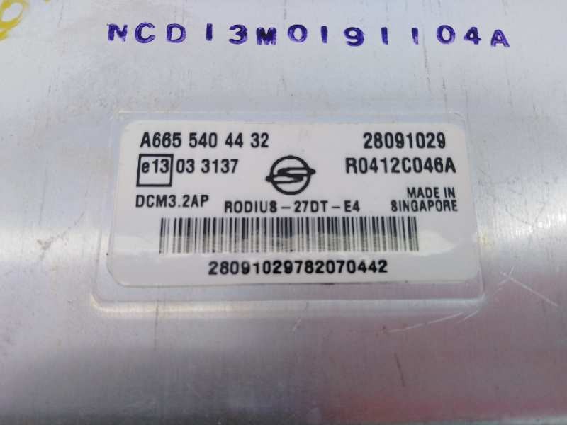 Recambio de centralita motor uce para ssangyong rodius xdi limited referencia OEM IAM A6655404432  E3-A3-18-4