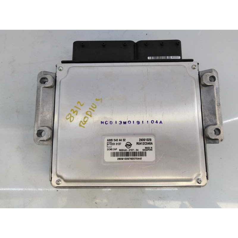 Recambio de centralita motor uce para ssangyong rodius xdi limited referencia OEM IAM A6655404432  E3-A3-18-4