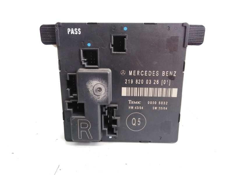 Recambio de modulo electronico para mercedes-benz clase cls (w219) 320 cdi (219.322) referencia OEM IAM 2198200326  E3-A1-15-2