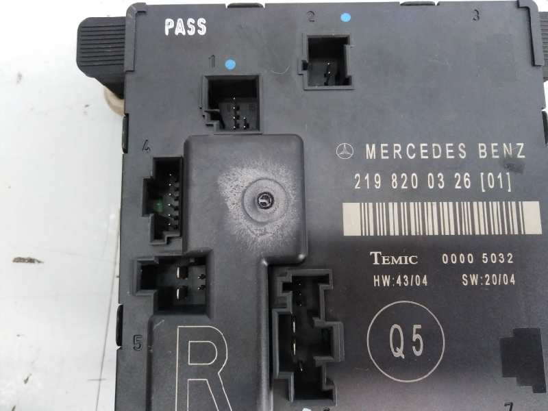 Recambio de modulo electronico para mercedes-benz clase cls (w219) 320 cdi (219.322) referencia OEM IAM 2198200326  E3-A1-15-2