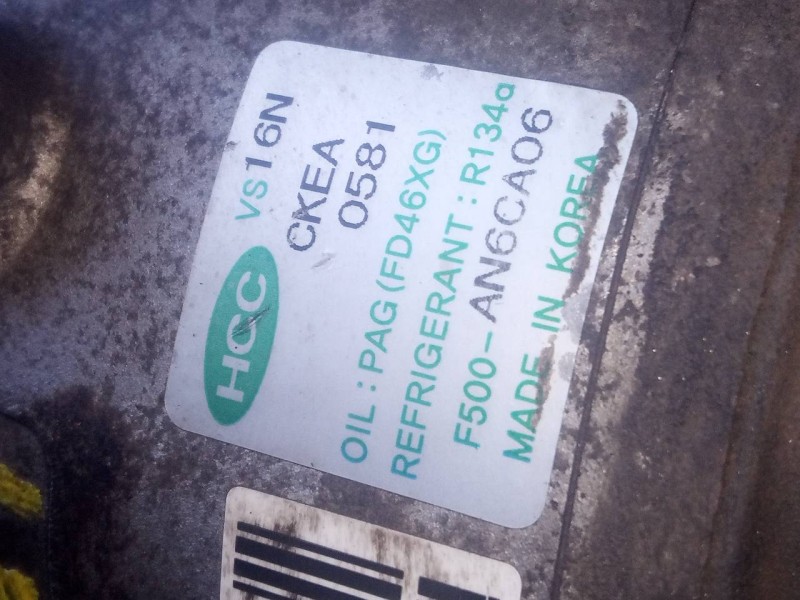 Recambio de compresor aire acondicionado para kia cee´d sporty wagon active referencia OEM IAM F500AN6CA06 CKEA0581 P3-A1-27-3