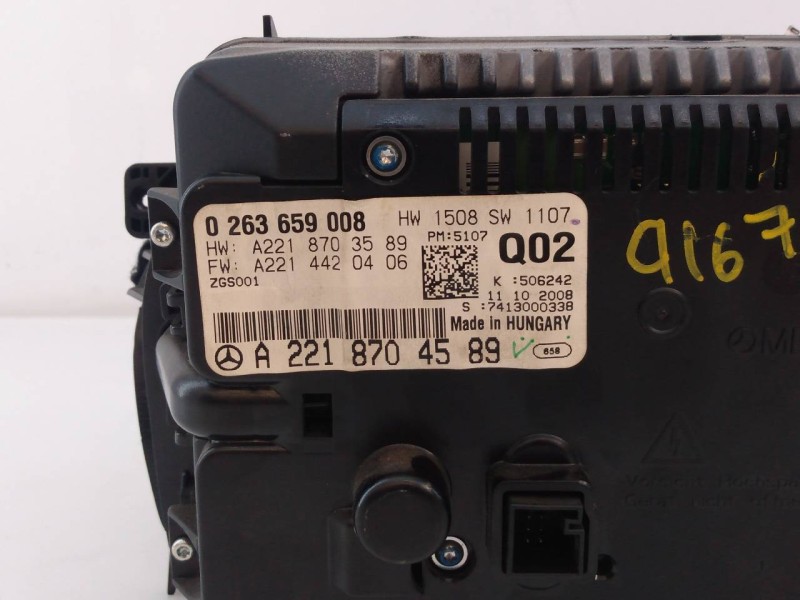 Recambio de sistema navegacion gps para mercedes-benz clase s (w221) berlina 320 / 350 cdi 4-matic (221.080) referencia OEM IAM 