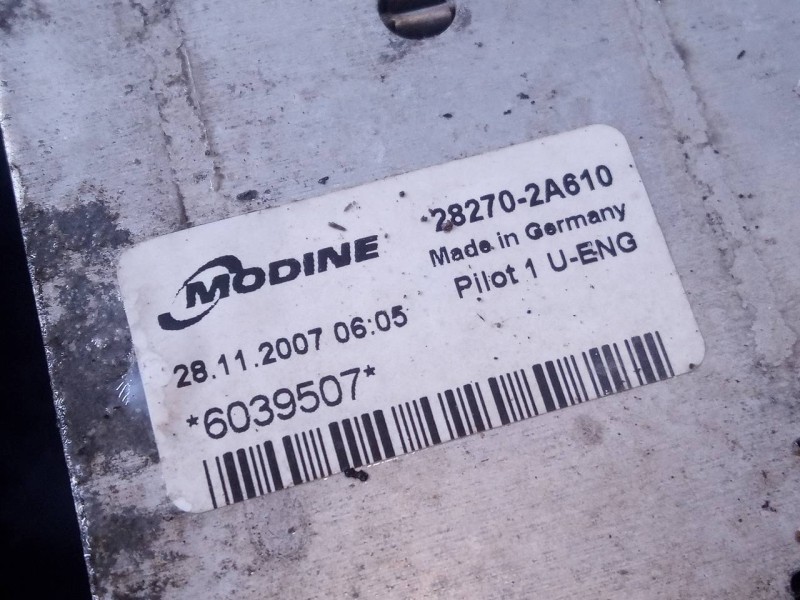 Recambio de intercooler para kia cee´d sporty wagon active referencia OEM IAM 282702A610  P2-B10-6