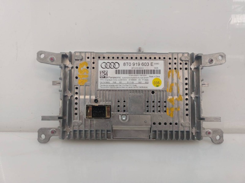 Recambio de pantalla multifuncion para audi q5 (8r) 3.0 tdi referencia OEM IAM 8T0919603E  E2-A1-9-7