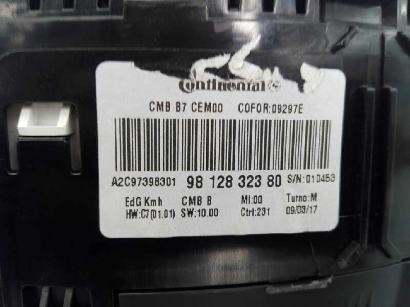 Recambio de cuadro instrumentos para citroën c4 lim. feel edition referencia OEM IAM 9812831980 A2C97398301 E3-B2-23-4