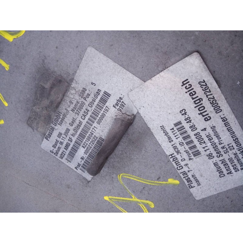 Recambio de paragolpes trasero para mercedes-benz clase s (w221) berlina 320 / 350 cdi 4-matic (221.080) referencia OEM IAM   E4